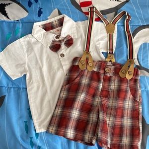 Matching Set / Formal / Suspenders / Button-up